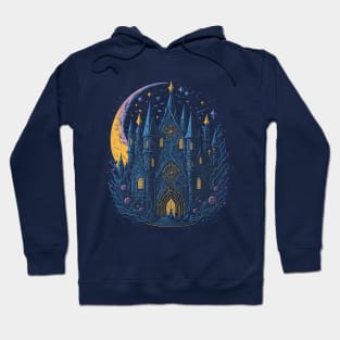 Gothic School at Night Time Hoodie